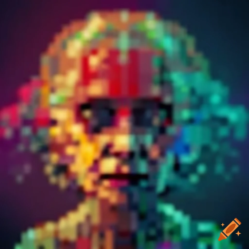 Pixelated Past Pixel art depicting a nostalgic scene on Craiyon