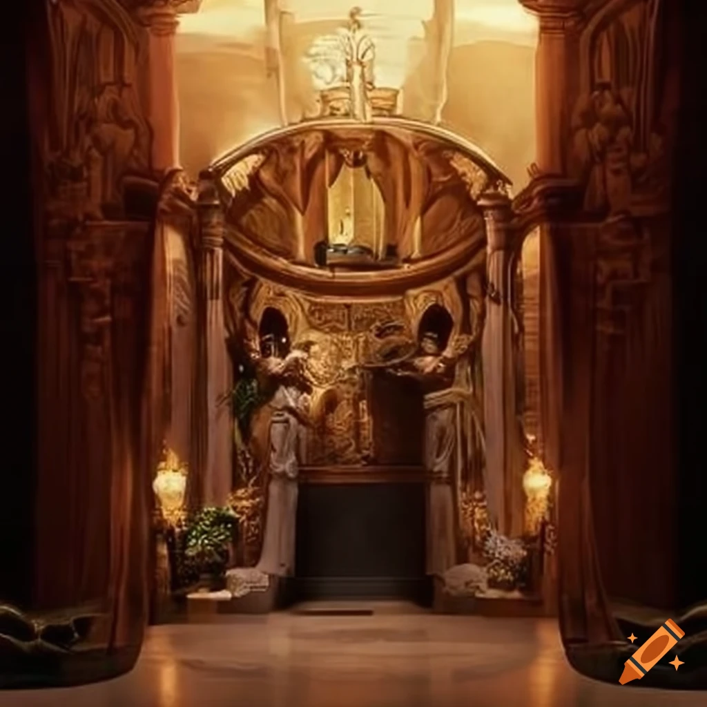 Greek mythology inspired hotel on Craiyon