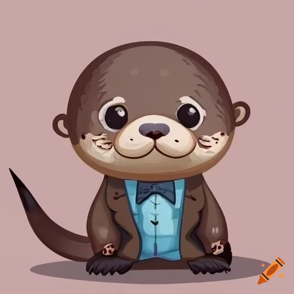 cute otter professor