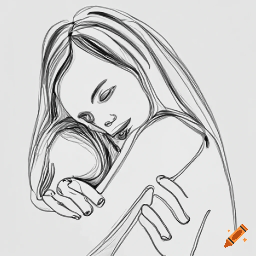 Sketched baby, sketchedbaby, baby, girl, drawing, HD wallpaper | Peakpx