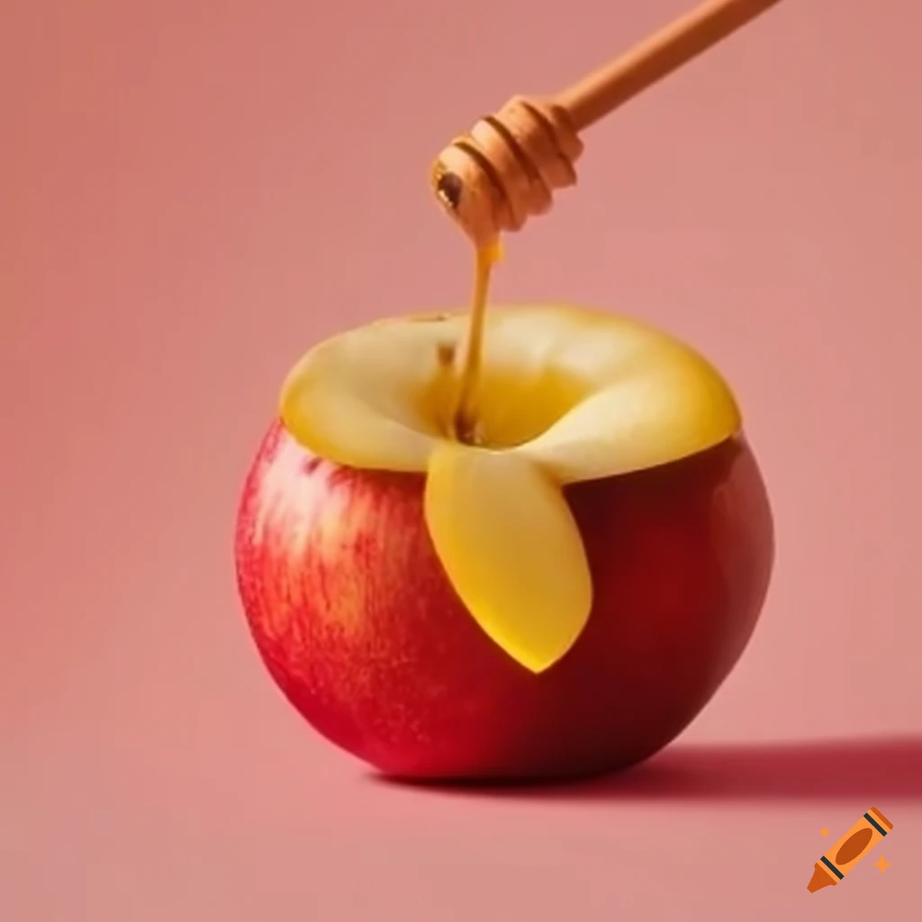 New year's apple and honey on Craiyon