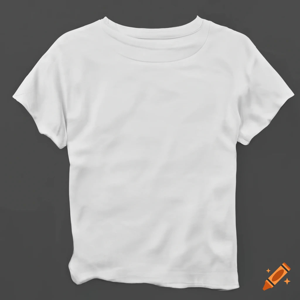 White t-shirt mockup with 