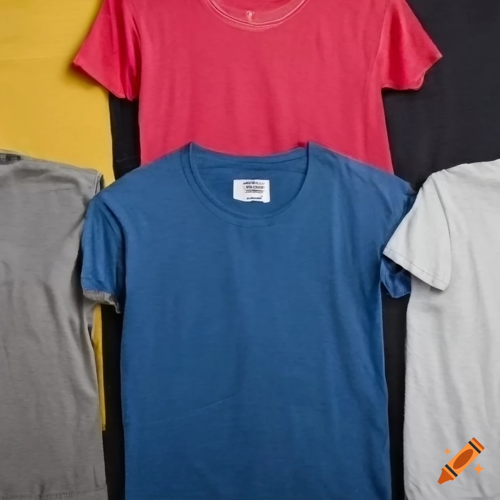 Colorful t-shirt without logo on Craiyon