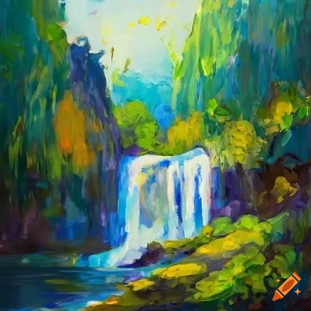 PASTEL TUTORIAL: Moonlight Waterfall Scenery Drawing for Beginners with Oil  Pastels – Artist Connect
