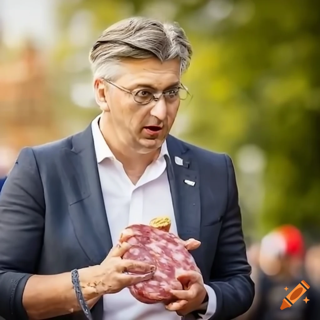 Baloney salami sandwich on Craiyon