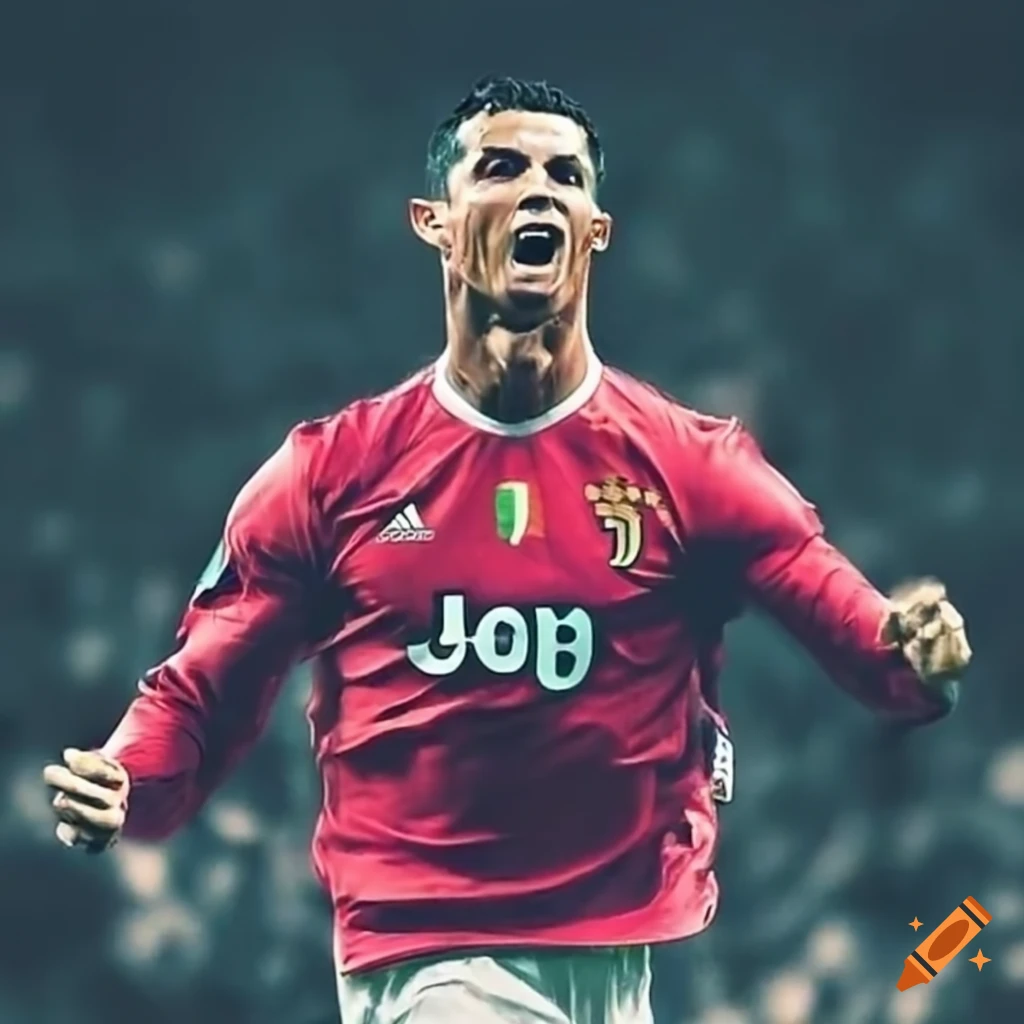 Cristiano Ronaldo celebrating a goal