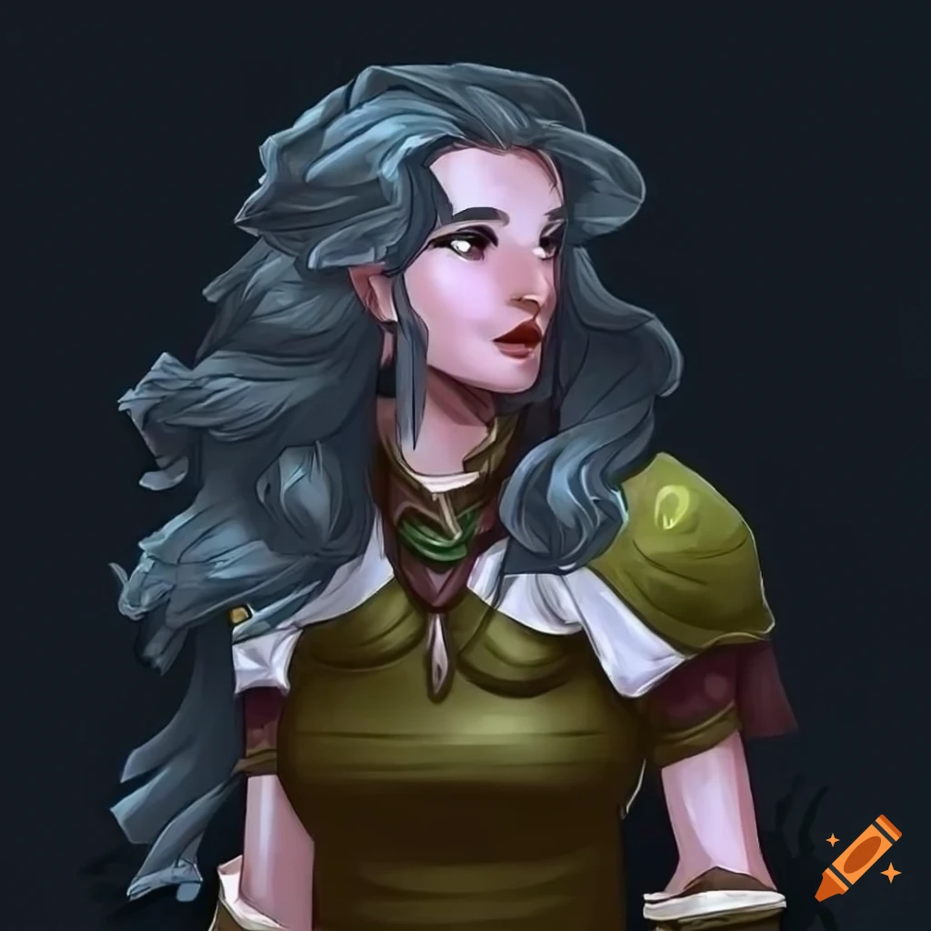 Description Of A Young Aasimar Druid On Craiyon