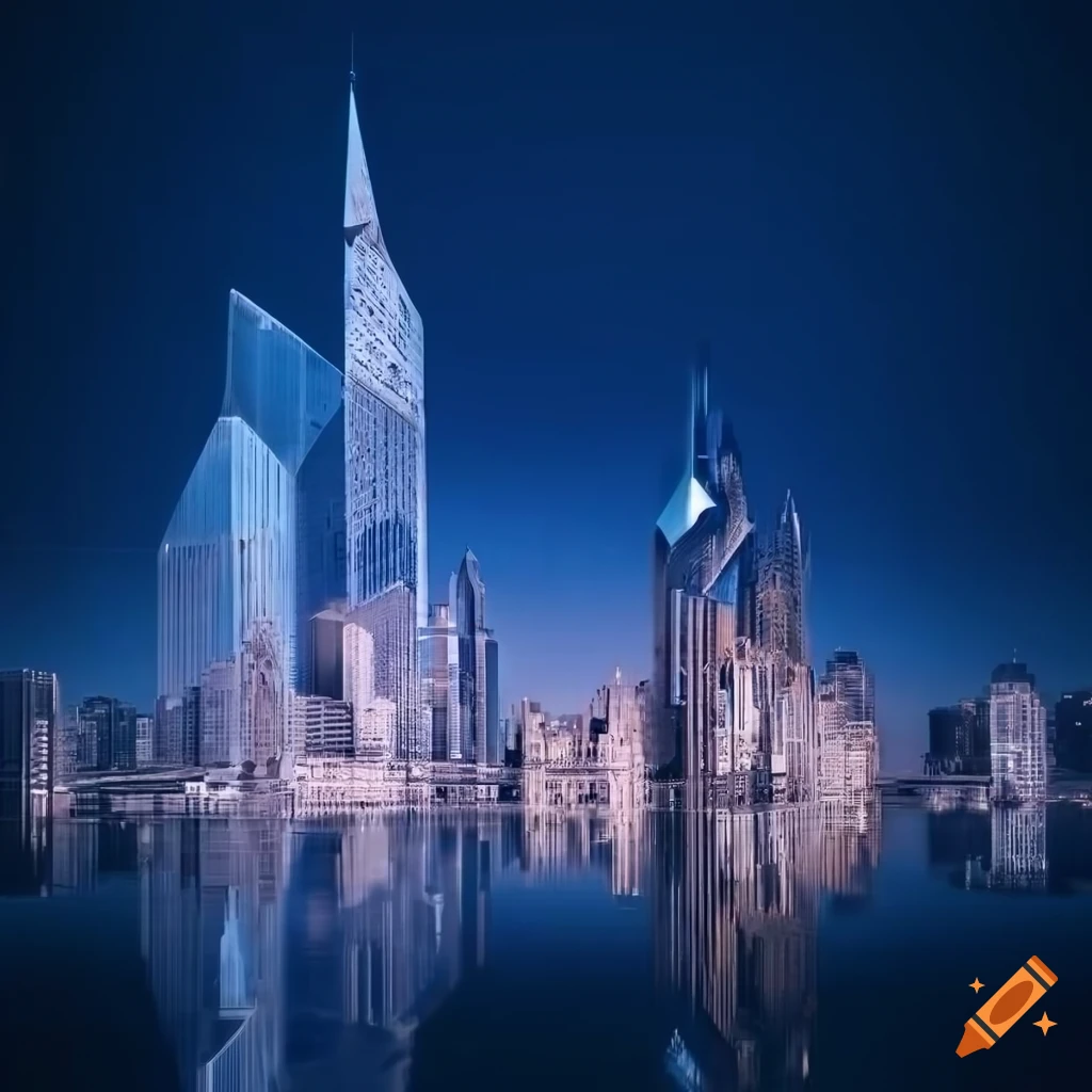 Crystal Cityscape With Stunning Buildings On Craiyon crystal-cityscape-with-stunning-buildings-on-craiyon
