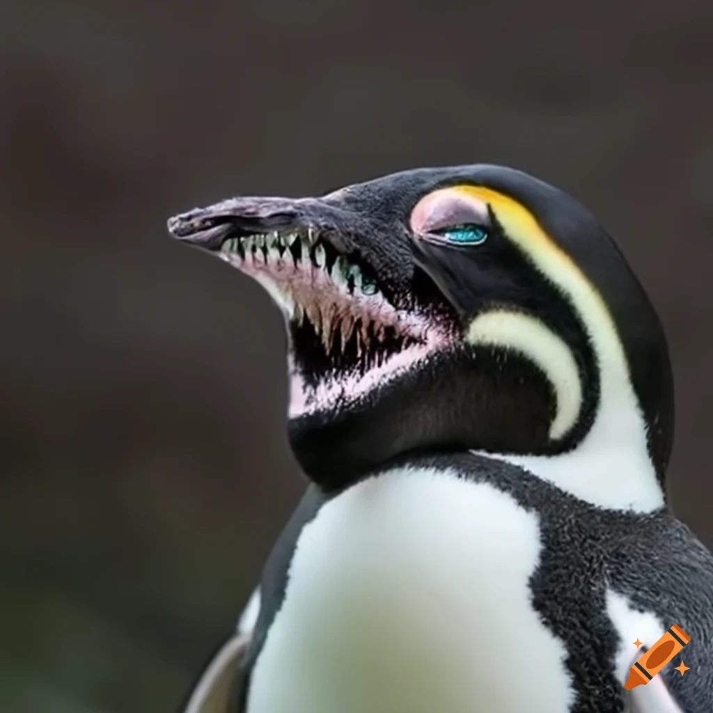 smiling jackass penguin