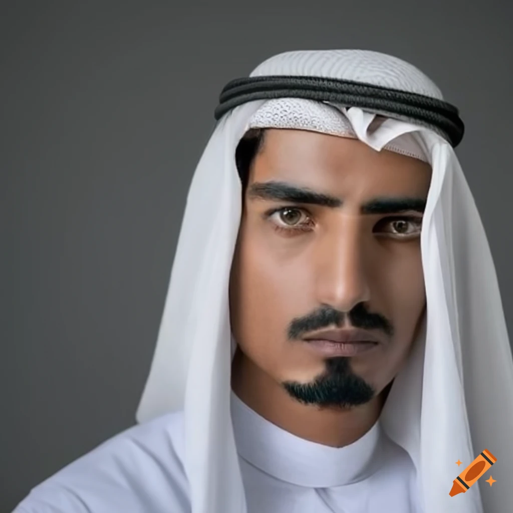 Kuwaiti man wearing traditional Arab attire