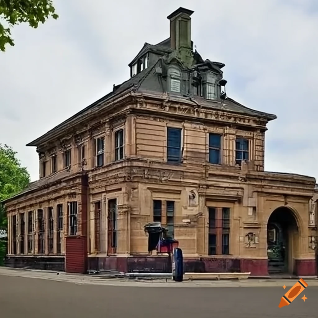 pre-World War 1 train station