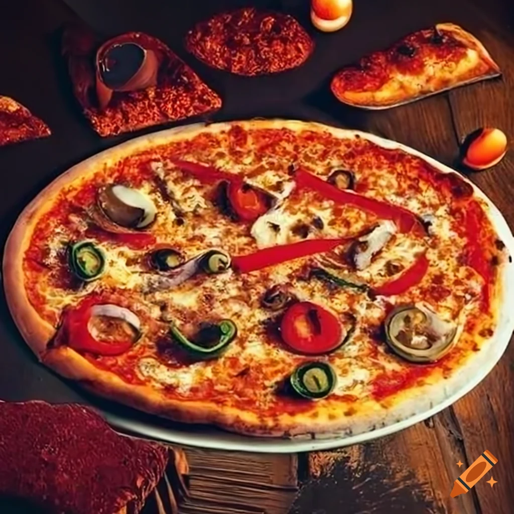 mouthwatering image of a delicious pizza