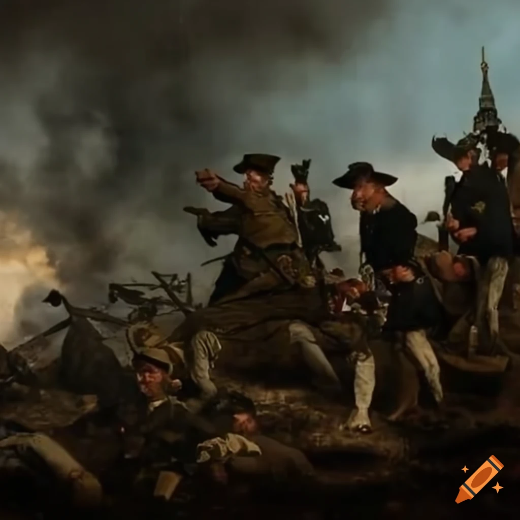 depiction of the Battle of Bunker Hill