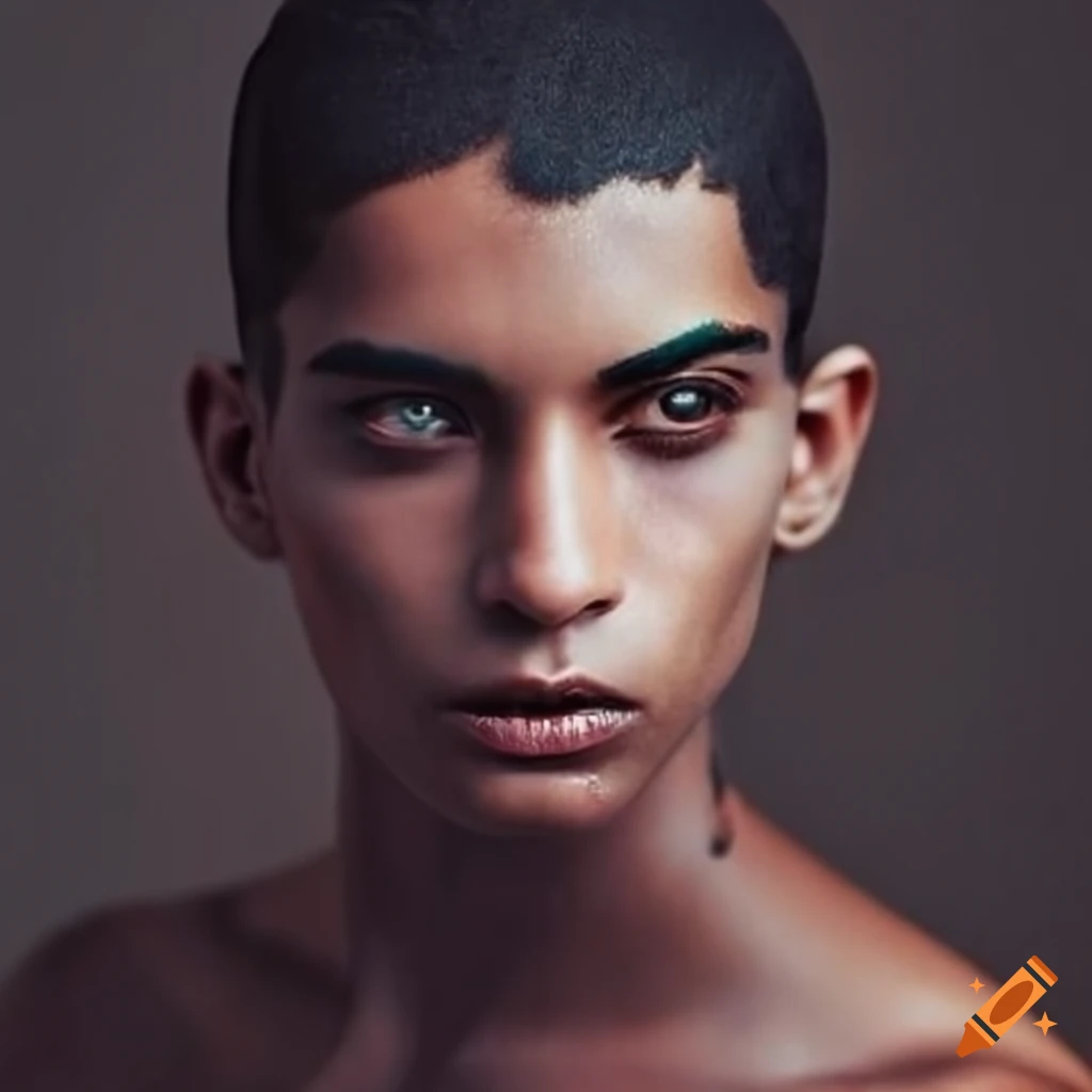 portrait of an Arab-looking alien humanoid