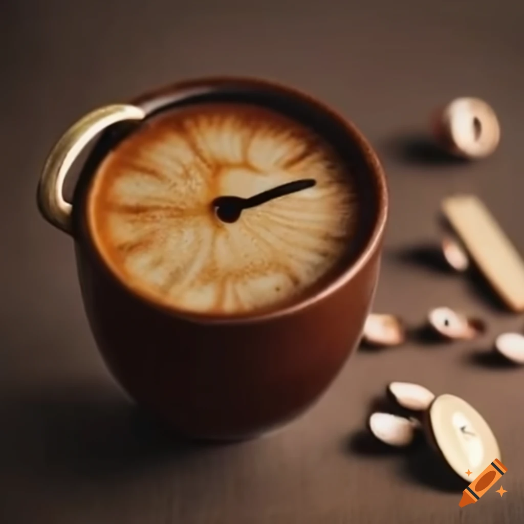 coffee-themed wristwatch