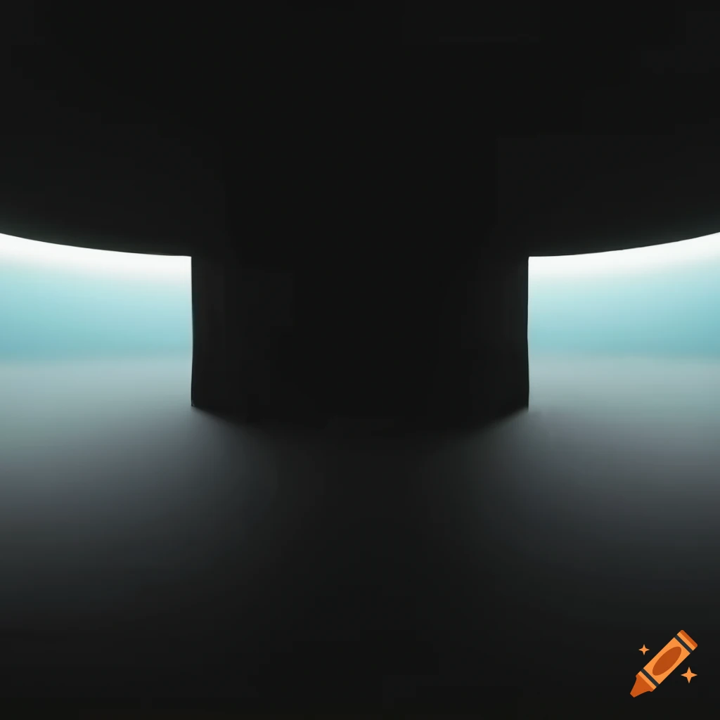 Minimalistic image of vast empty space on Craiyon