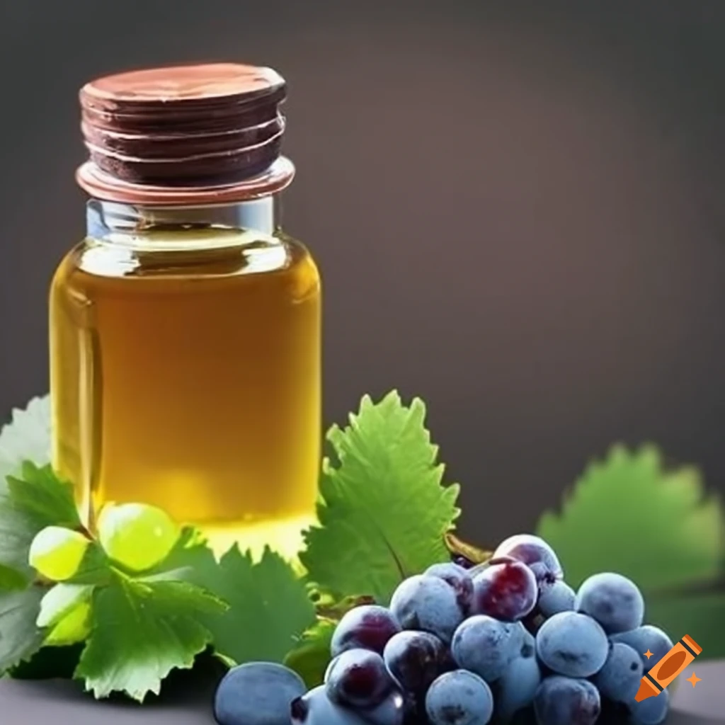 Grape seed oil on Craiyon