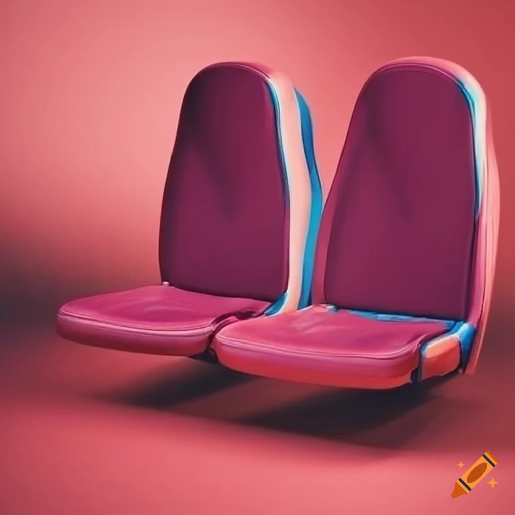 Two bus seats next to each other
