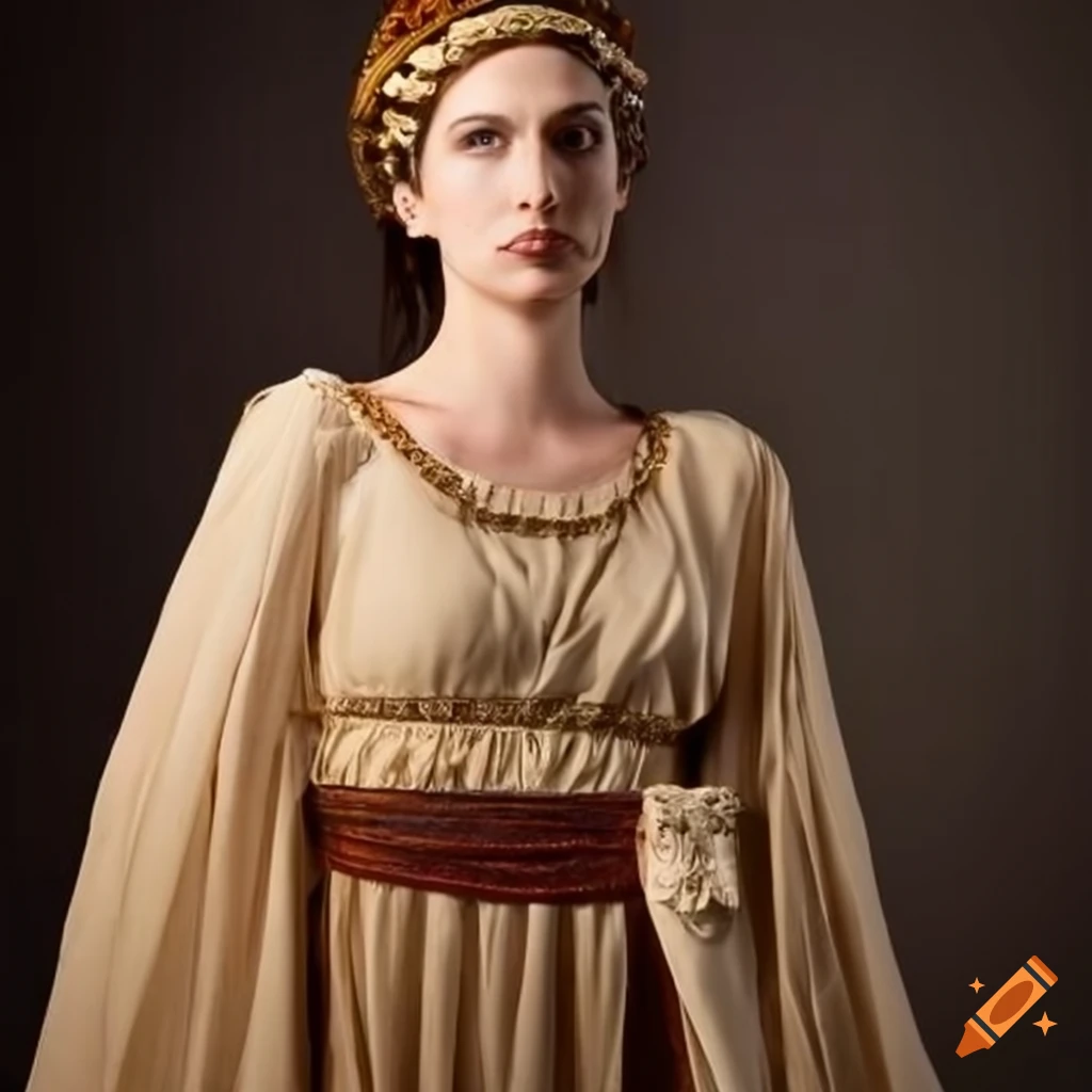 Ancient greek women's clothing on Craiyon