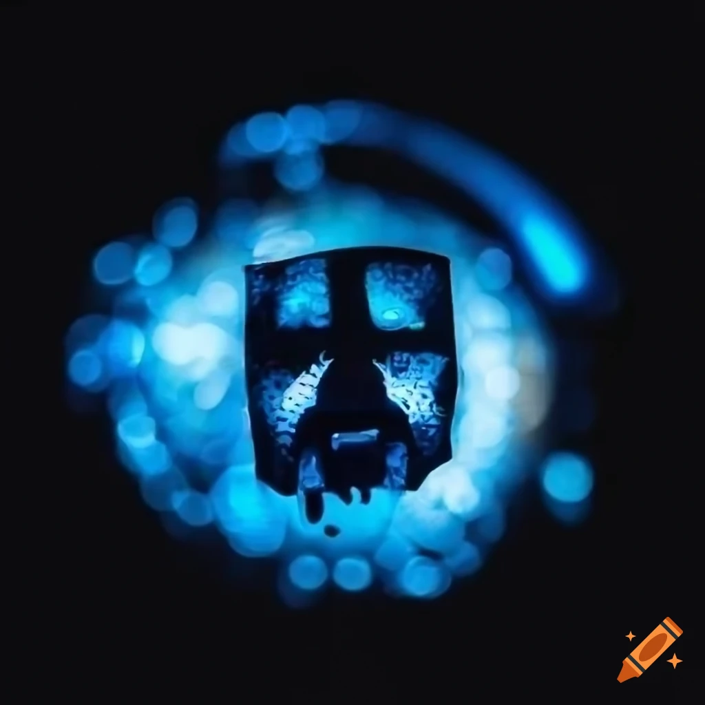 Creeper face logo on Craiyon