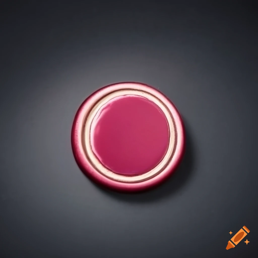 white wax seal with blackberry design