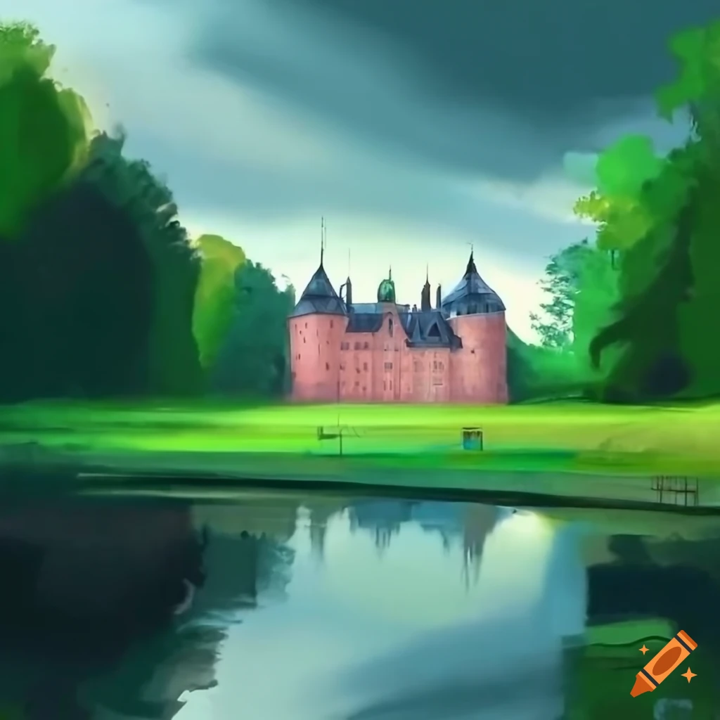 Castle in scotland on Craiyon