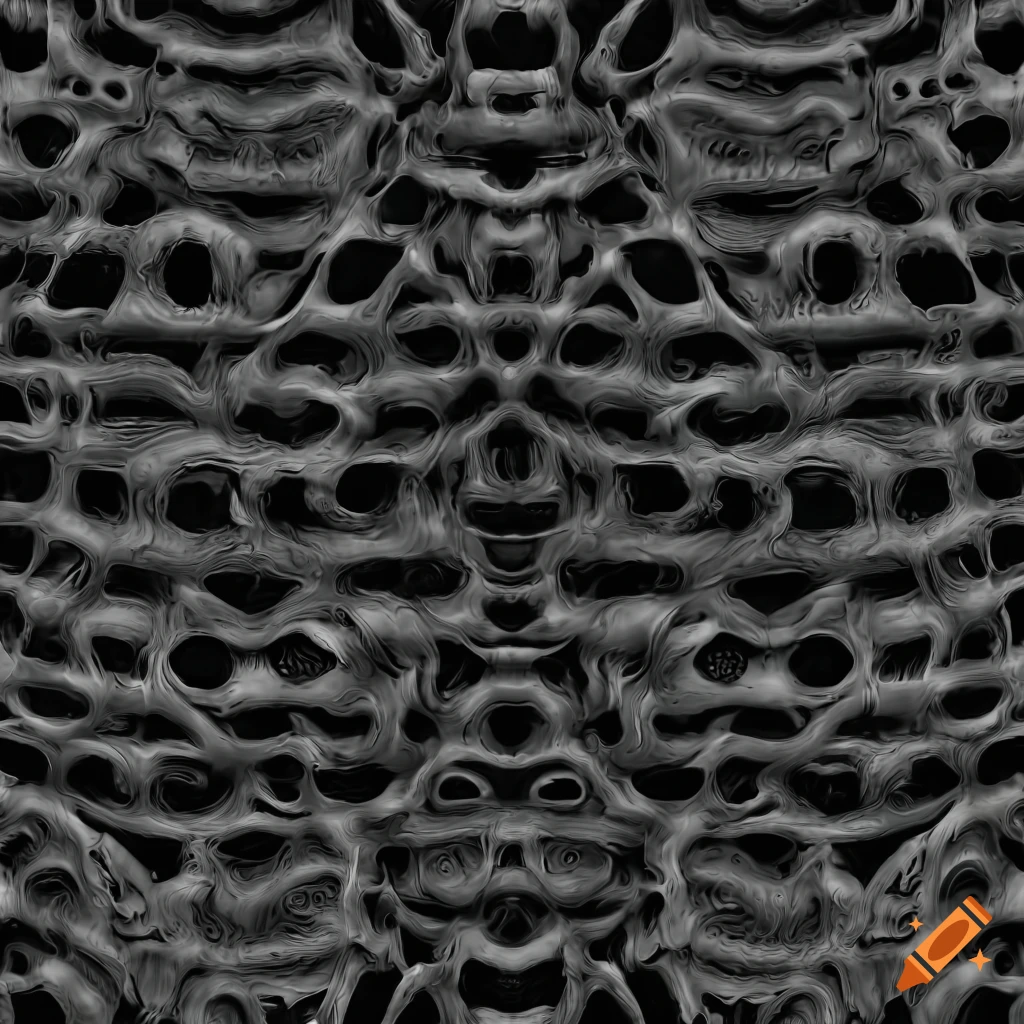 seamless black and white rib texture