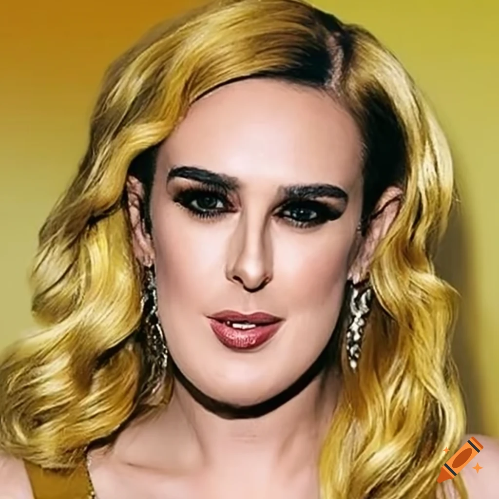 Rumer willis as the golden lion superhero on Craiyon