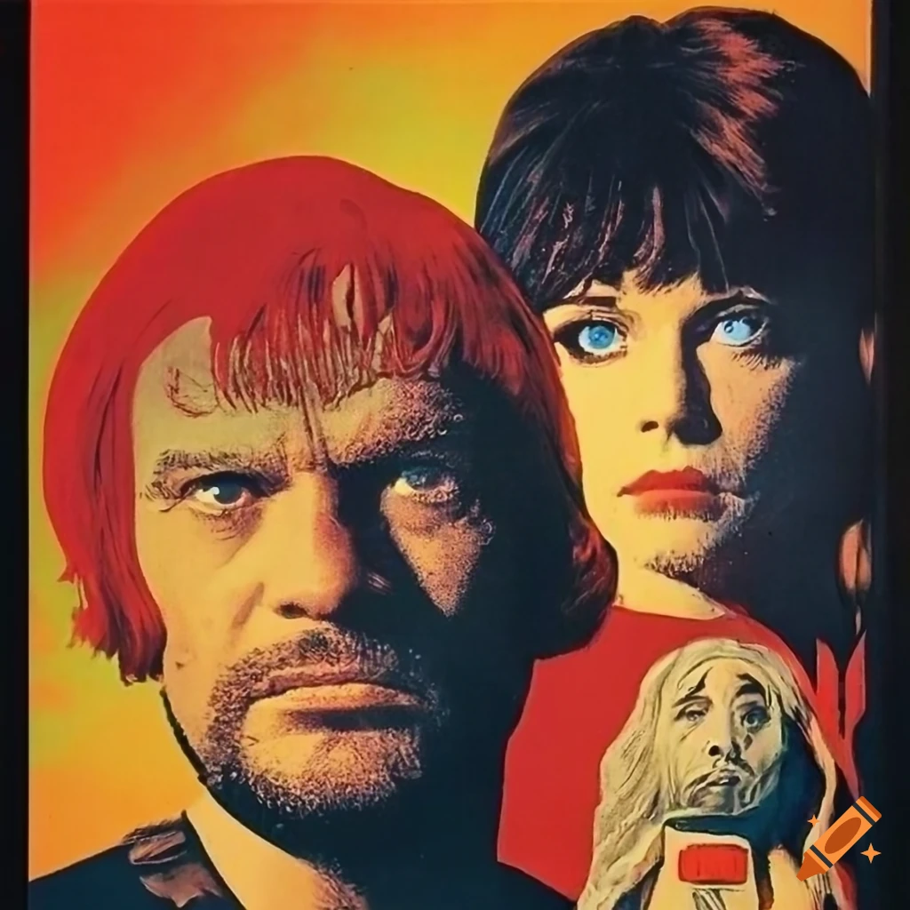 poster of a 1970s science fiction utopian movie