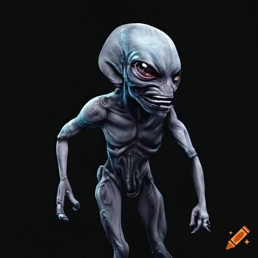 gray alien illustration