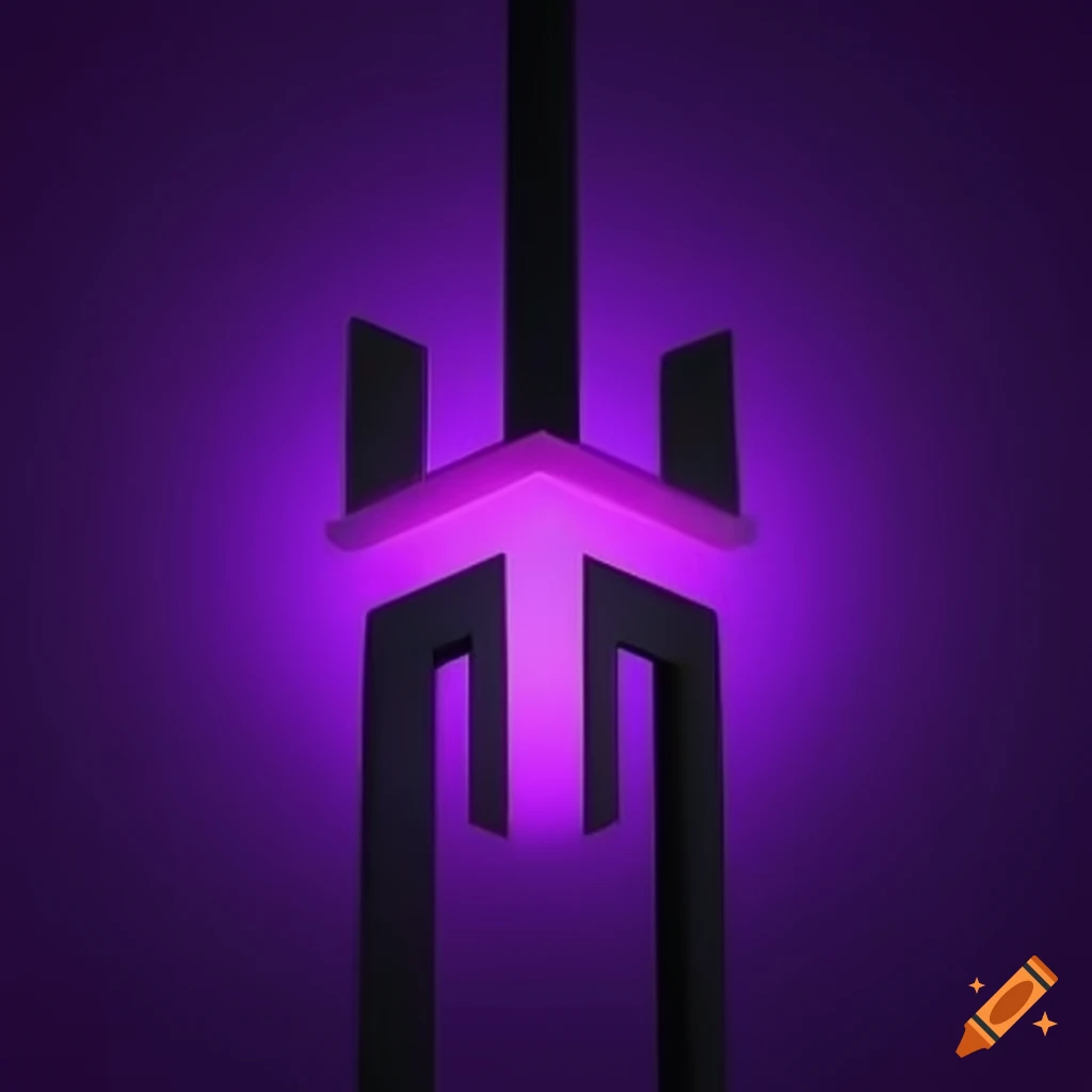 Rise Up Symbol In Purple On Craiyon