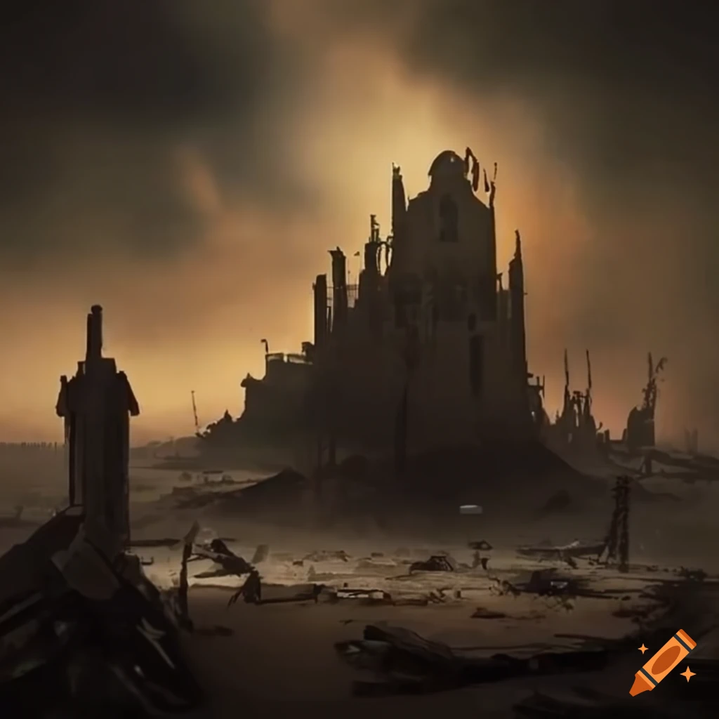 image of an apocalyptic wasteland