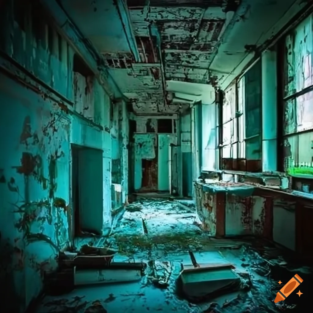 an abandoned biology laboratory