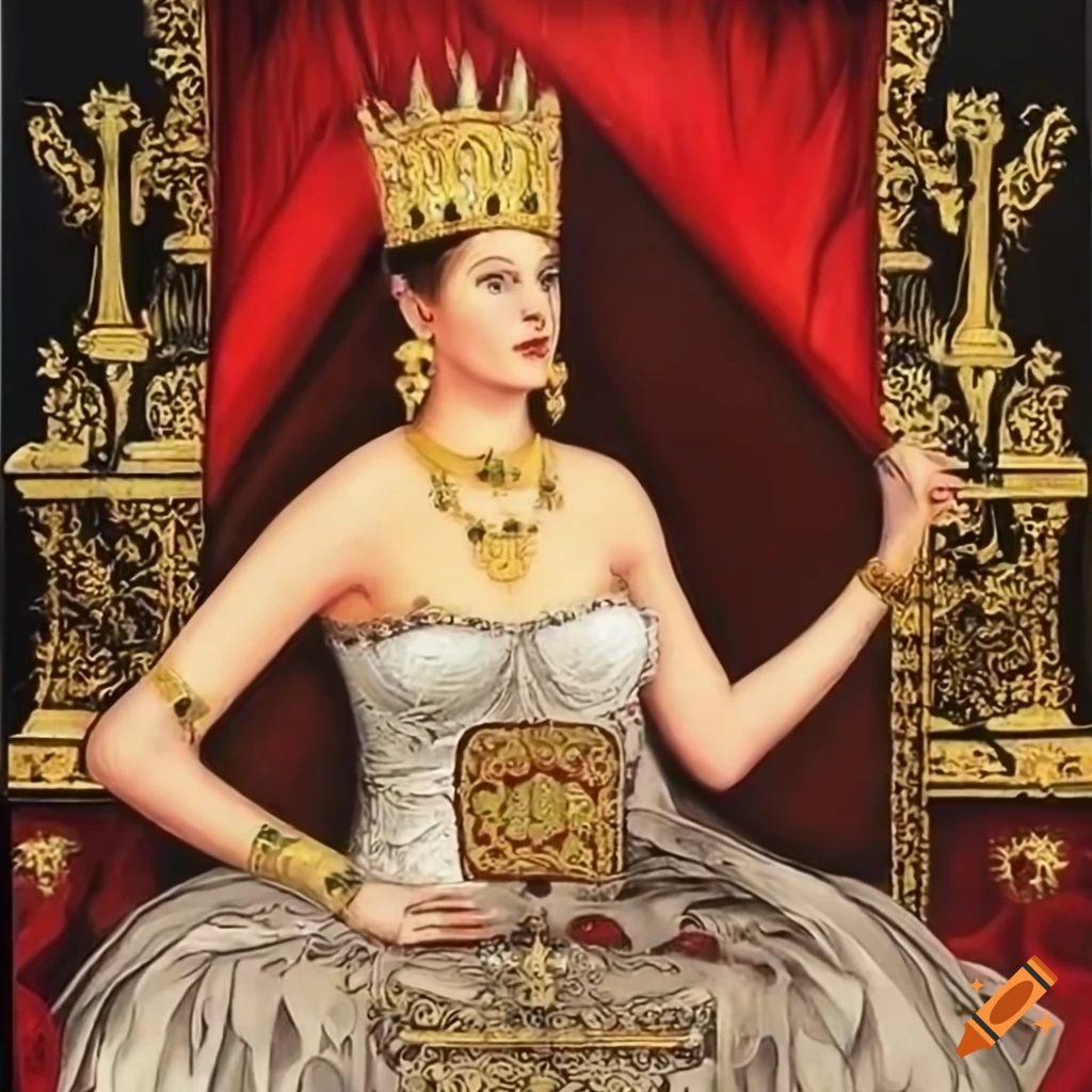artistic depiction of the empress tarot card