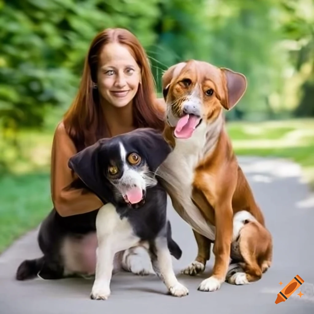 Diverse dogs and cats promoting pet wellness and organic living on Craiyon