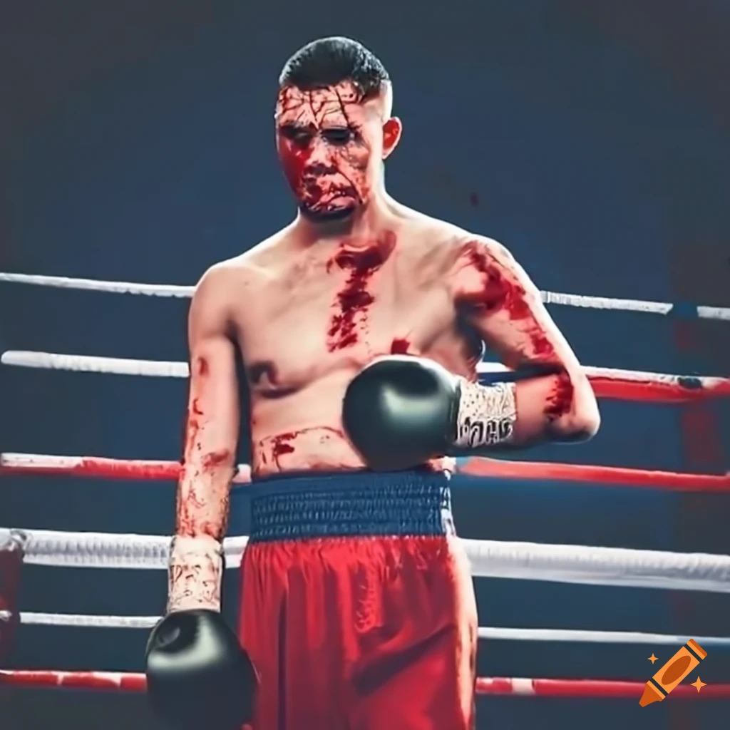 boxer holding championship belt in the ring