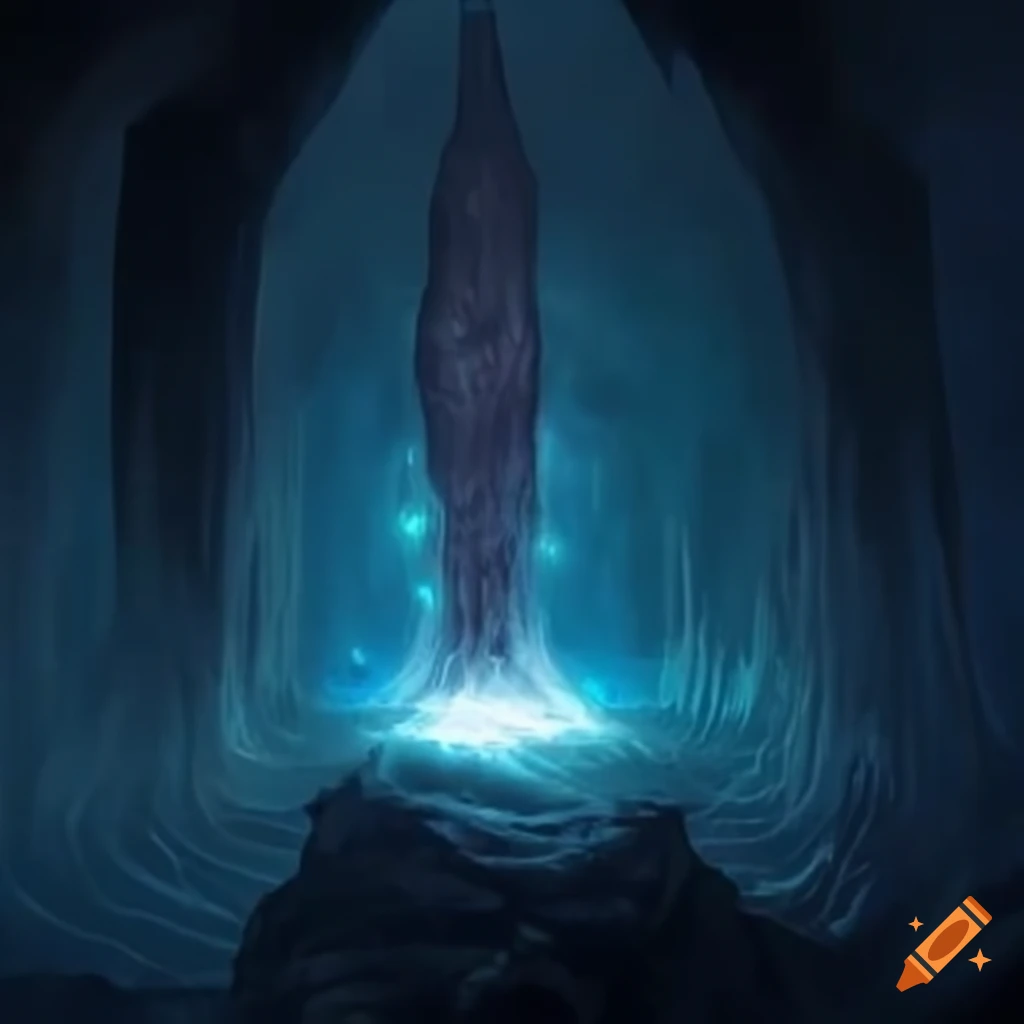 Artistic representation of the abyss