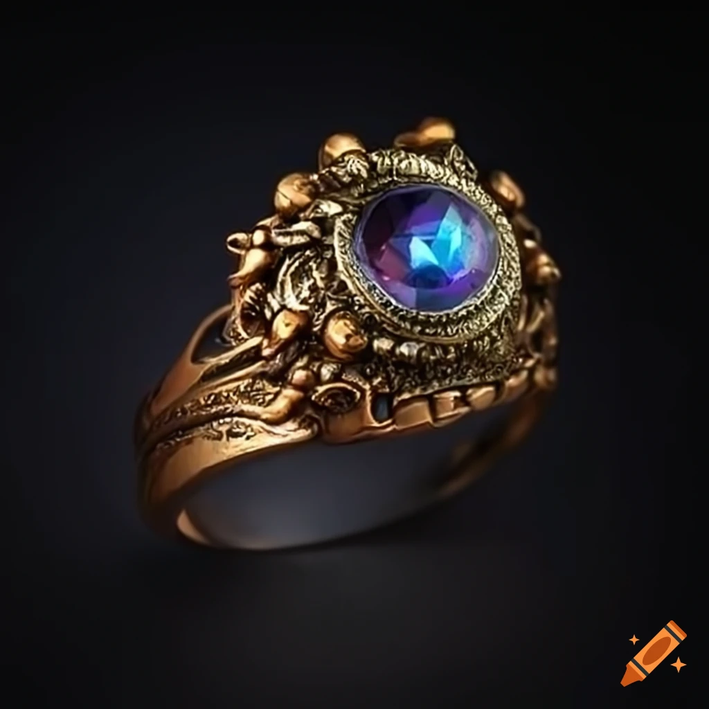 Copper Gemstone Ring – Dark-Horse-Designs