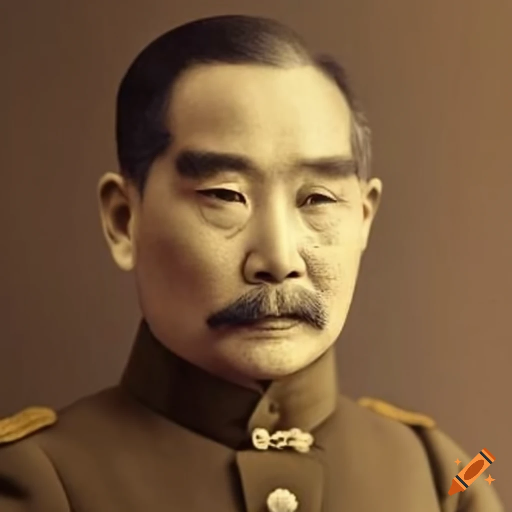 portrait of Sun Yat-sen, first President of the Republic of China