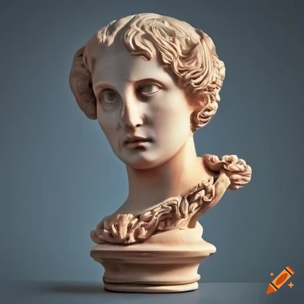 bust of the Greek poetess Sappho