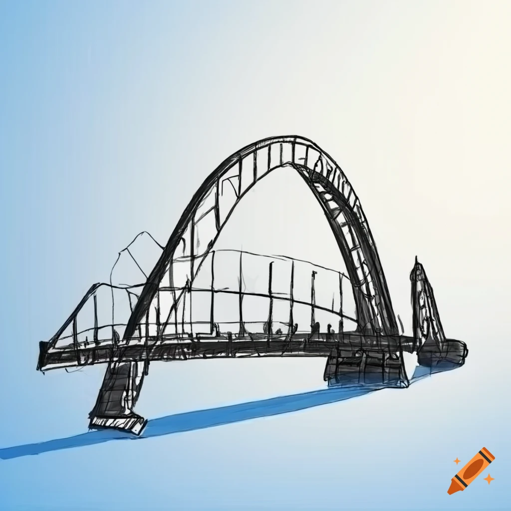 Simple Bridge Vector Illustration Isolated White Background Royalty Free  SVG, Cliparts, Vectors, and Stock Illustration. Image 124706524.