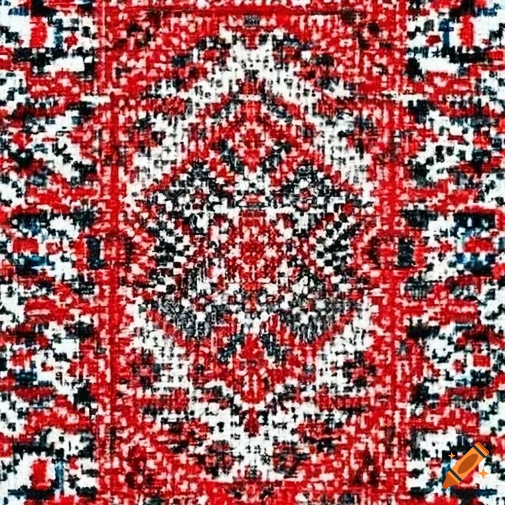 Ukrainian Embroidery Pattern In Red Black And White On Craiyon ukrainian-embroidery-pattern-in-red-black-and-white-on-craiyon