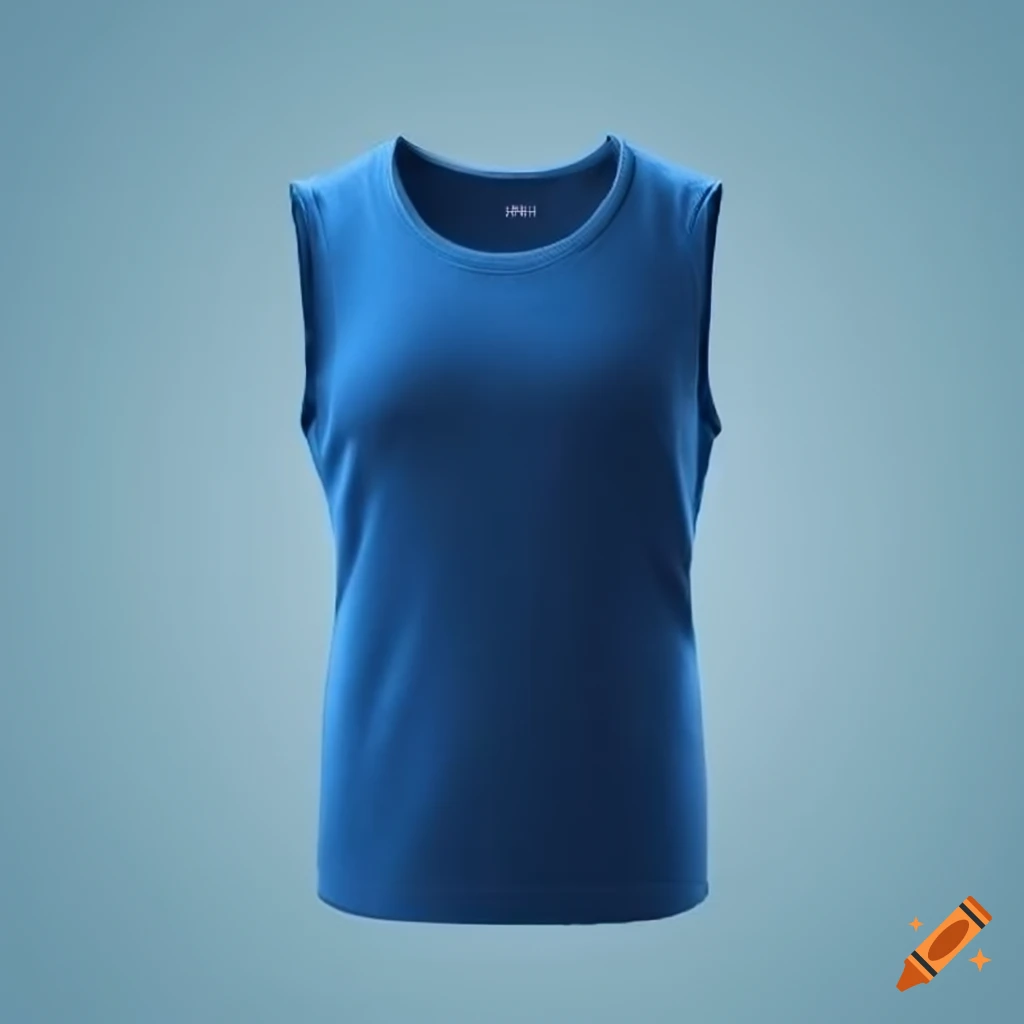 Mockup Of A Blue Sleeveless T shirt For Runners On Craiyon mockup-of-a-blue-sleeveless-t-shirt-for-runners-on-craiyon