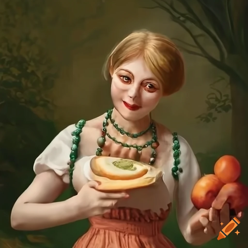  Cottagecore fruit people with a smiling housewife aesthetic on Craiyon