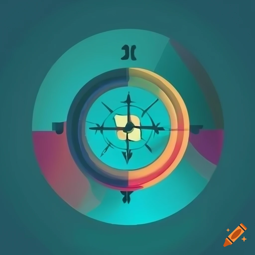 illustration of a compass representing sustainable procurement principles