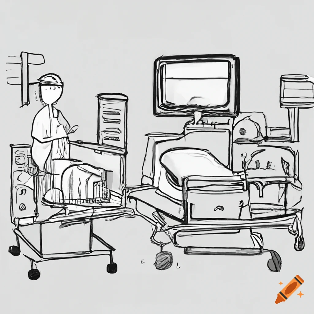 Diagram Of An Ideal Intensive Care Unit Setup On Craiyon
