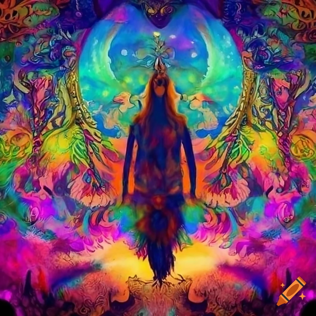 visionary-art-of-a-shamanic-dream-with-a-family-surrounded-by-animals