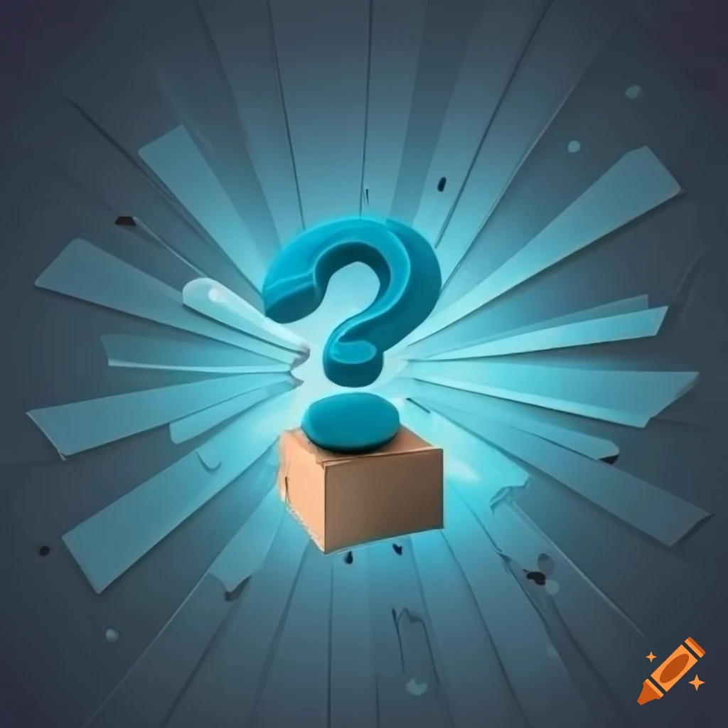 Mystery box icon with transparent background on Craiyon