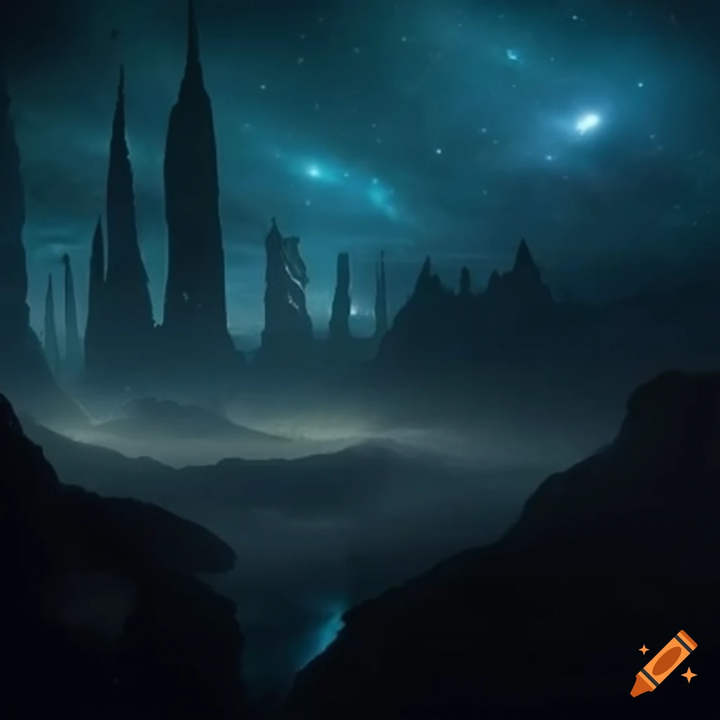 image of a mysterious extraterrestrial landscape
