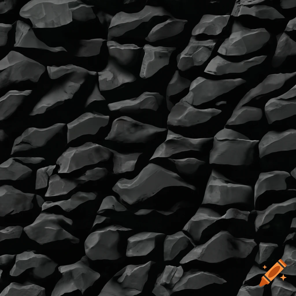 seamless black and white rock texture